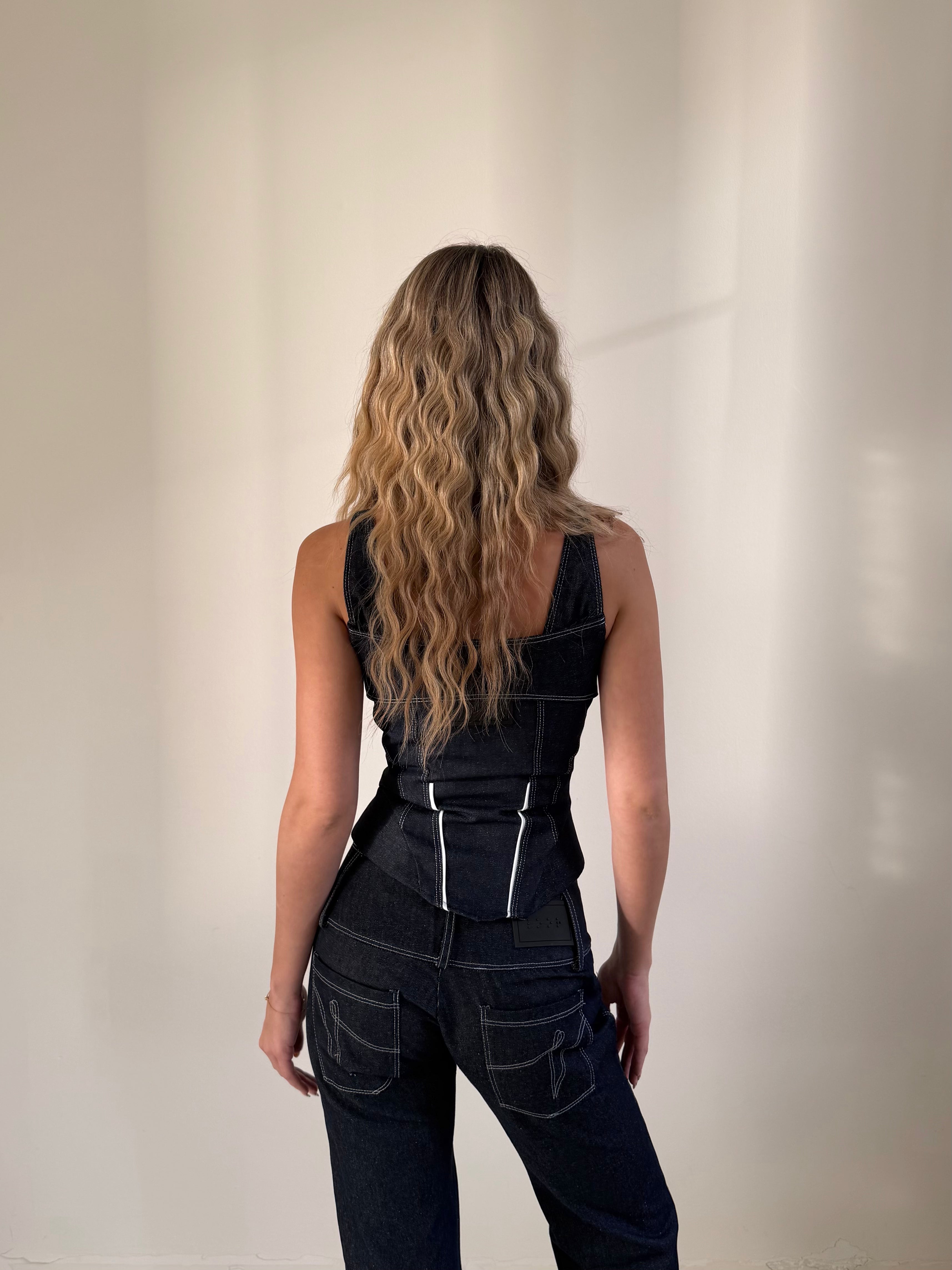 JEANS CORSET TOP
