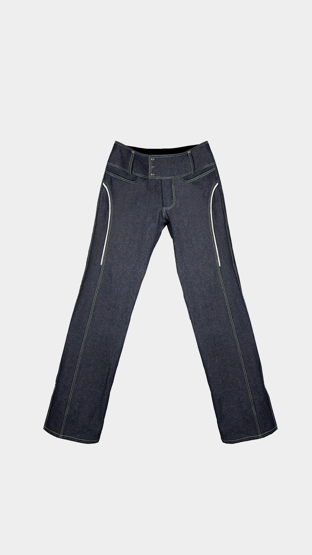 STRAIGHT LEG RACER JEANS